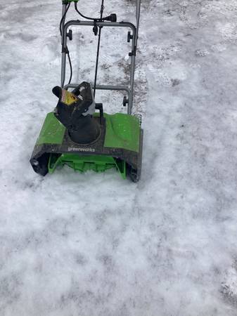 ELECTRIC SNOWBLOWER,120 VOLT CORDED, 20" SWATH 1