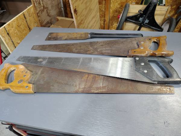 4 EA  HAND SAWS 1