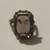 Beautiful Purple Stone And Twisted Brass Ring From West Germany 5 thumbnail