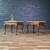 Pair of French Provincial Style Side Tables w/ Travertine Tops by Crow 3 thumbnail