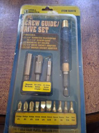 Drill master  14 PC. SCREW GUIDE DRIVE SET 1
