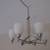 Etched Glass 24" Wide 6-Light Chandelier 6 thumbnail