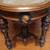 Antique Victorian Walnut and Marble Parlor Table 7 thumbnail