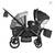Monbebe Everyday Outings Wagon Stroller, Cobblestone Grey 7 thumbnail
