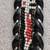 Black beaded vinyl belt size 32 5 thumbnail