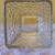 Disaronno Set of 2 Clear Textured Glass Square Candy/Snack Dish, Italy 9 thumbnail