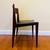 Mid Century 1Cado PIA Danish Modern Dining Chairs in Black Vinyl, 1960 3 thumbnail
