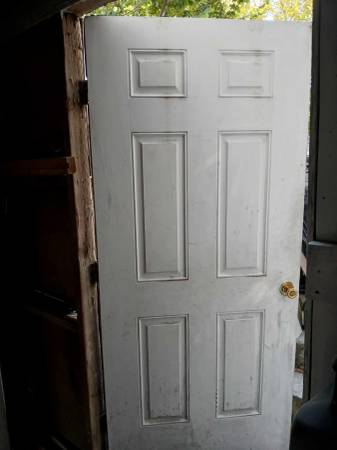 36x80 used fiberglass exterior entrance door $80 1