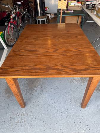 Oak solid wood dining table 1