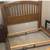 Solid Wood Queen Headboard and footboard mattress and boxsprings 5 thumbnail