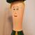 Vintage Folk Art Wooden Bowling Pin Girl Scout Whimsical 1 thumbnail
