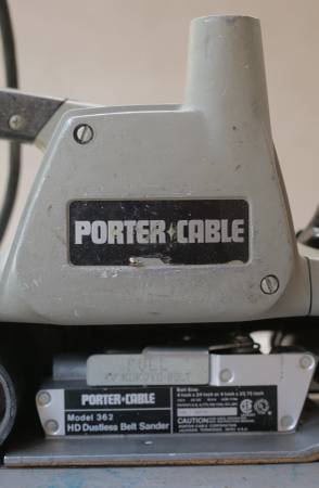 Lijadora de cinta de 4" x 24" de la marca Porter Cable - $200 (centro de San José)63471475593347123