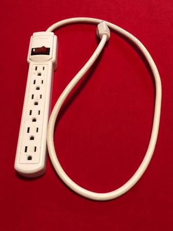 Prime Relocatable Power Tap - Model: PB00100K(PS801P) 6 Plug Outlet 1