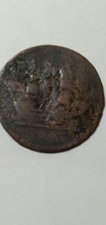 Rare 1835 Canada"Ships,Colonies&Commerce"Halfpenny Token-Sans-Seriff V 1