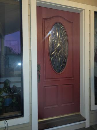 Solid Oak Front Door 1
