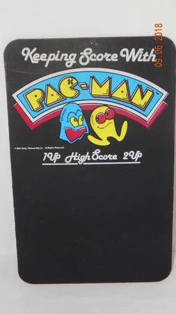 Vintage PAC-man chalkboard 1