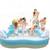 New EVAJOY Inflatable Swimming Pool Family Size Above Ground 4 Seats B 1 thumbnail