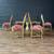 Set of 8x French Style Painted & Carved Wood Dining Chairs, c.1950’s 5 thumbnail