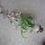 Vintage Mid Century Metal Floral Swag Light 1 thumbnail