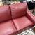 Red Leather Loveseat 5 thumbnail