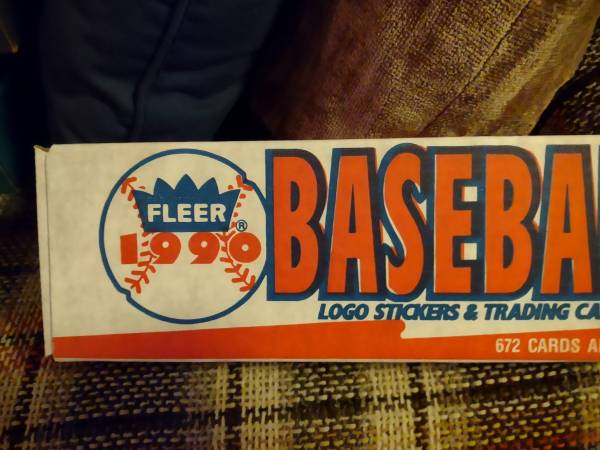1990 Fleer Baseball Complete set w/ 660 cards + 45 stickers (Factory) 1