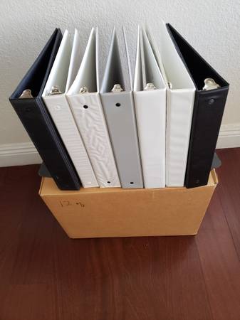 2" 3-ring notebook binders 1