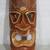 Indonesian Hand Carved Wood Tribal Wall Decor Mask 20 1/4" Tall 3 thumbnail