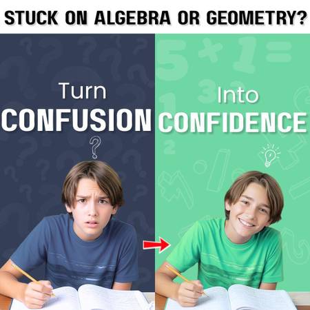 📌Math Tutor♦️Algebra♦️Geometry♦️Trig♦️GED♦️SAT♦️CAASP 1