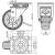 OBR100/LP PENN ELCOM  4" SWIVEL CASTER 2 thumbnail