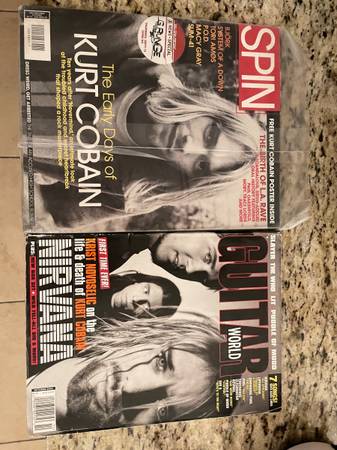 2 nirvana kurt cobain magazines 1