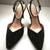 ADRIENNE VITTADINI Heels Sequined Women's Evening Shoes Black Size 8.5 9 thumbnail