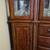Traditional Solid Wood China Hutch with Curved Glass – 2-Piece Cabinet 9 thumbnail