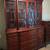 ***SOLID WOOD ANTIQUE CHINA CABINET HUTCH BUILT IN DESK*** 1 thumbnail