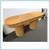 Studio Ellison Liza Oval Rattan Console Table 2 thumbnail