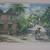 Vintage 1970s Framed Margaret K Rhodes Lithograph Print of Jamaica 2 thumbnail