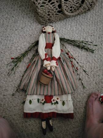 Doll With A Bucket Of Apples 1