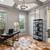 Tufted Swivel Chair & Ottoman Faux Leather Brown" by Project 62. 3 thumbnail