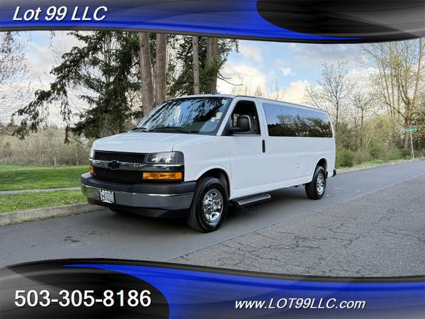 2021 Chevrolet Express LT 12 Passenger Van 71k Lane-Collision Avoid - $25,995 (Milwaukie Oregon www.LOT99LLC.com 500 Cars in Inventory)63623288623747124