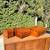 SET of 3 Danish Modern Teak Mid Century Roll Top Storage Box Bin Chest 3 thumbnail