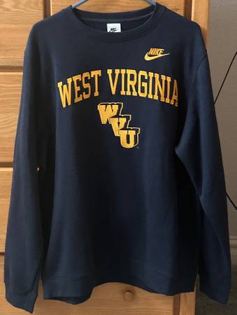 West Virginia Mountaineers Nike Legacy Sweatshirt Navy Blue XL 1