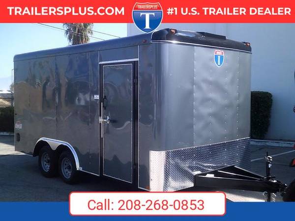 1 2025 Interstate 102 X 16 Victory Cargo Trailer Silver 1