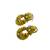Henry Dunay Sabi 18k/Plat Two-Tone Brushed Knot-Style Clip Earrings 2 thumbnail