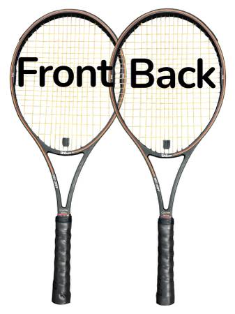 Wilson Pro Staff Largehead Tennis Racket w/St Vincent butt cap 1