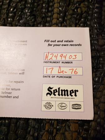 Selmer Mark VII Alto Saxophone - $4,650 (walnut creek)63471475947651124