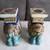 2 Hollywood Regency Chinese Green Elephant Garden Plant Stand / Seats 8 thumbnail