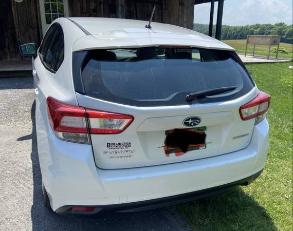 2019 Subaru Impreza Hatchback Premium - $16,500 (Monkton)63622501148929123