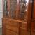 Beautiful Vintage Lockable Hutch Cabinet Fold Down Secretary Area 3 thumbnail