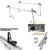 Adjustable Aluminum Pick Up Truck Bed Ladder Rack Carrier 800lb Extend 1 thumbnail