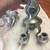 Rare Find - pair of UPJOHN PEWTER SCONCES  from 1976 - 30th anniv. 4 thumbnail