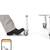New: Medline Drop Arm Commode with Wheels, Swing Arm Rest 7 thumbnail